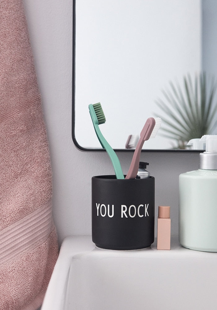 Design Letters Favourite kop - Sort/You Rock - Bahne